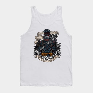 day of the Dead Patriot Tank Top